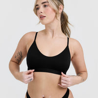 Silhouette Bralette | Black
