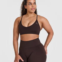Timeless Strappy Bralette | 70% Cocoa