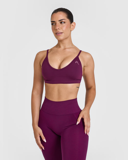 Oner Modal Timeless Strappy Bralette | Ripe Fig