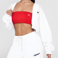 Unified Micro Bandeau Bralette | Muscle Mommy Red