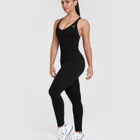 Unified Scoop Back All In One Long | Black