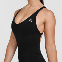 Unified Scoop Back All In One Long | Black