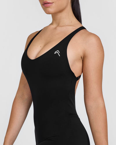 Unified Scoop Back All In One Long | Black