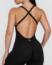 Unified Scoop Back All In One Long | Black