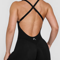 Unified Scoop Back All In One Long | Black