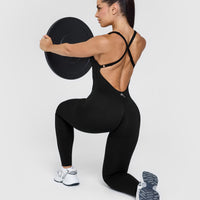 Unified Scoop Back All In One Long | Black