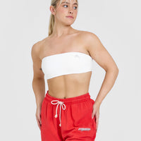 Unified Micro Bandeau Bralette | White