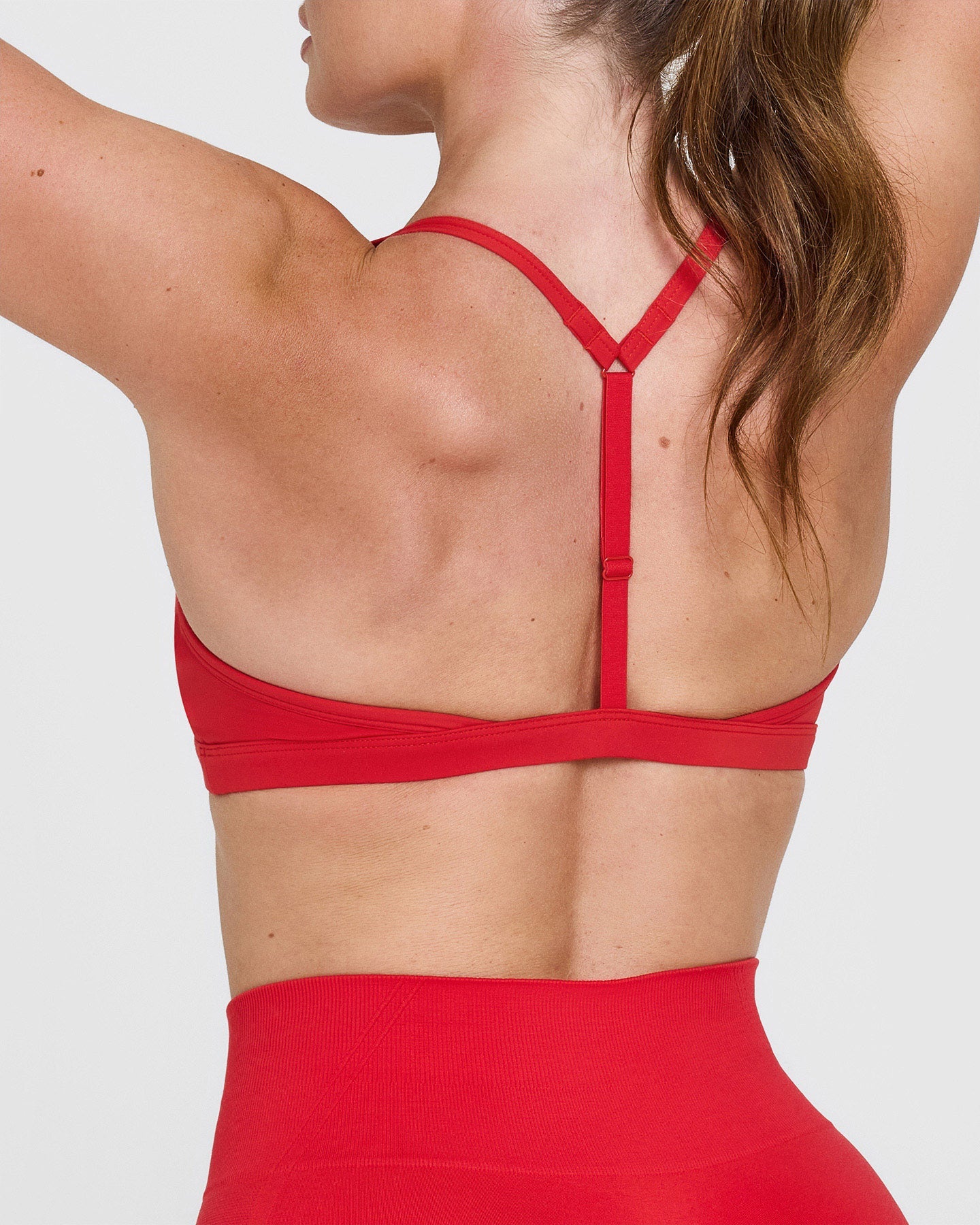 Unified Ultra Micro V Neck Bralette | Muscle Mommy Red