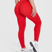 Unified Wrap Leggings | Muscle Mommy Red