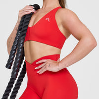 Unified Wrap Leggings | Muscle Mommy Red