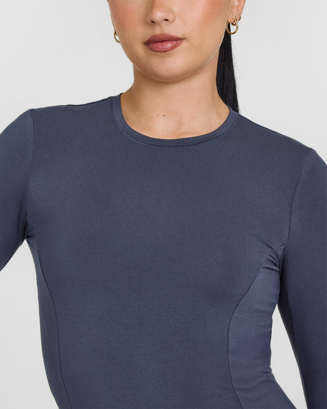 Mellowâ„¢ Soft Long Sleeve Top | True Blue
