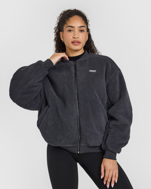 Oner Modal Reversible Bomber Jacket | Black