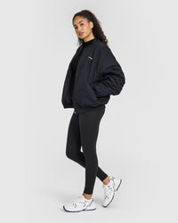 Reversible Bomber Jacket | Black