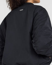 Reversible Bomber Jacket | Black