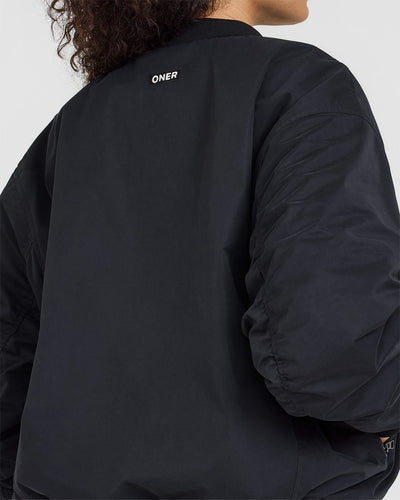 Reversible Bomber Jacket | Black