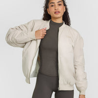 Reversible Bomber Jacket | Sand