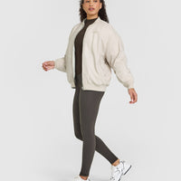 Reversible Bomber Jacket | Sand