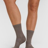 Crew Socks 5 Pack | Vintage Purple Mix
