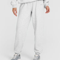 Mid Weight Jogger | Light Grey Marl