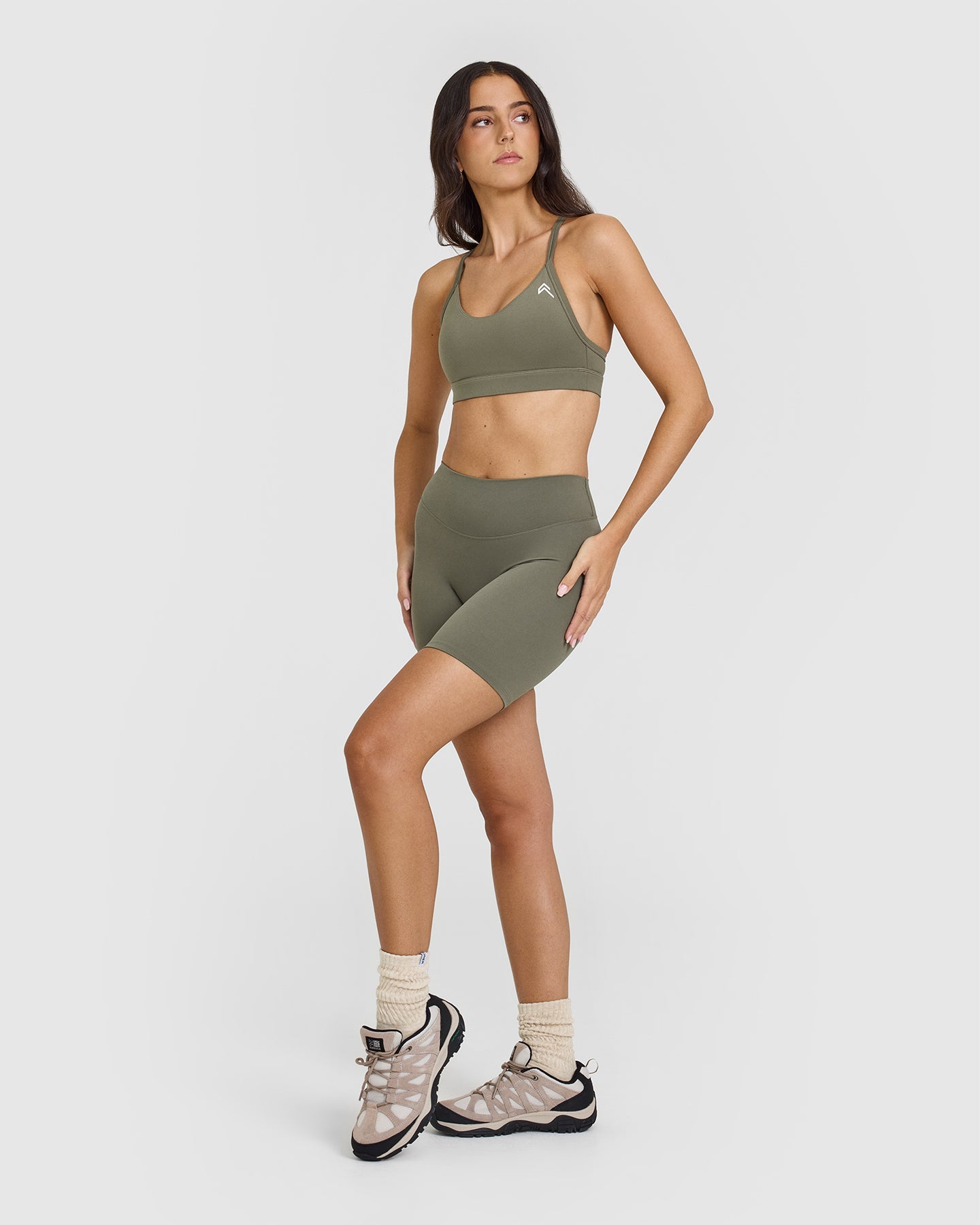 SoftMotion™ Cycling Shorts 8" | Alpine Green