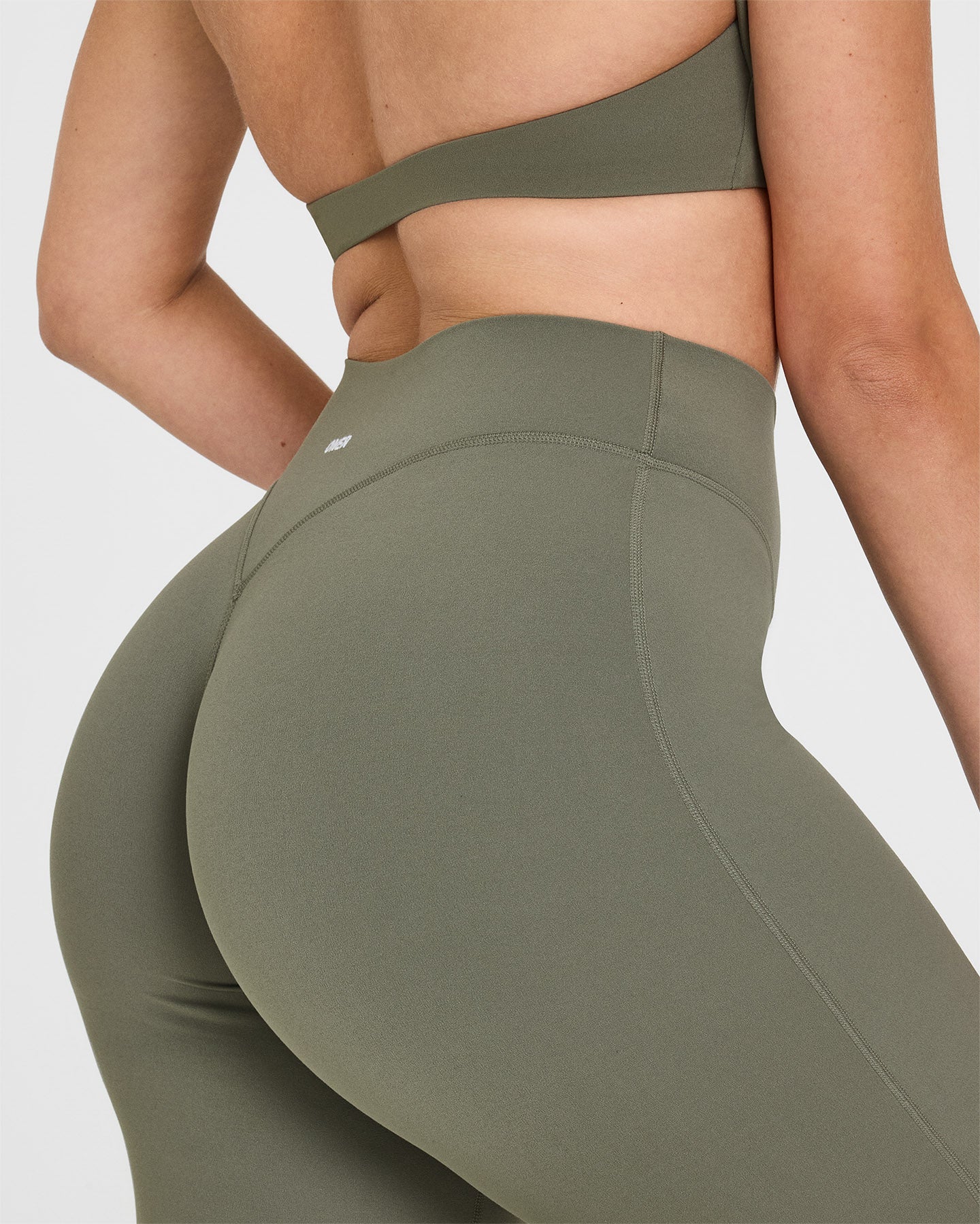 SoftMotion™ Straight Leg Bottoms with White Logo | Alpine Green