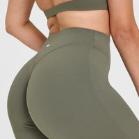 SoftMotion™ Straight Leg Bottoms with White Logo | Alpine Green