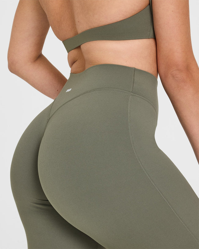 SoftMotion™ Straight Leg Bottoms with White Logo | Alpine Green