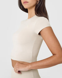 Cotton Icon Baby T-Shirt | Sand