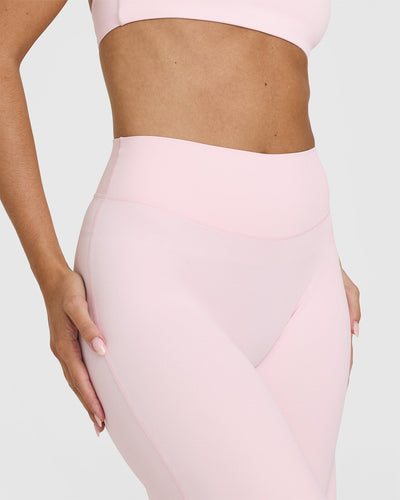SoftMotion™ Straight Leg Bottoms with White Logo | Ballet Pink
