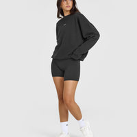 Mid Weight Sweatshirt | Soft Black