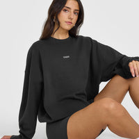 Mid Weight Sweatshirt | Soft Black