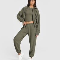 Mid Weight Joggers | Alpine Green
