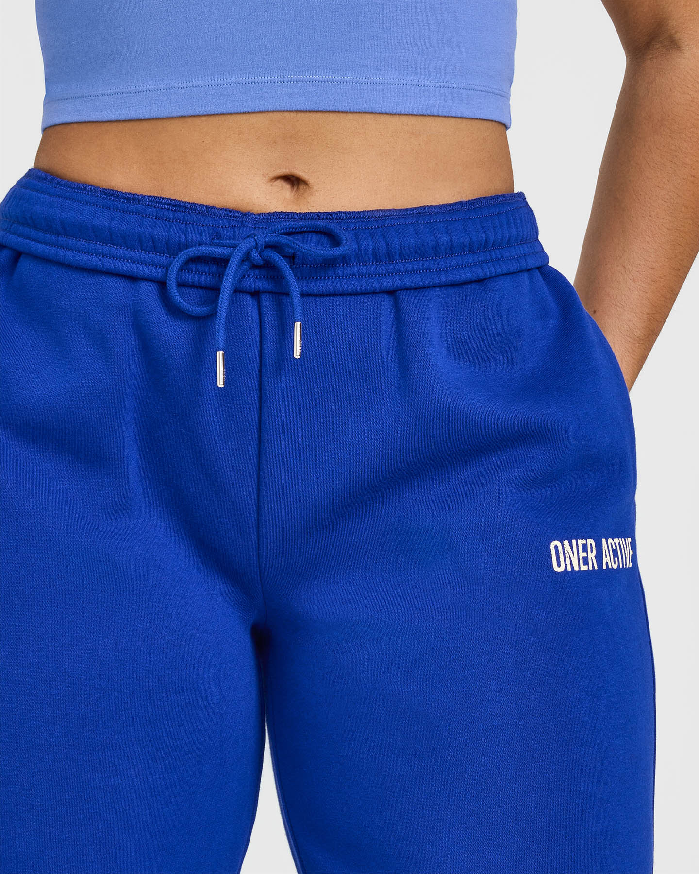 Foundations Joggers With Printed Graphic | Strong Blue