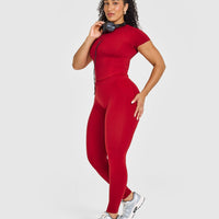 Mellowâ„¢ Soft Mid Short Sleeve T-Shirt | Toasted Red