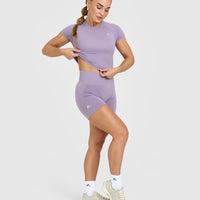 Effortless Seamless Shorts | Soft Purple