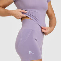 Effortless Seamless Shorts | Soft Purple