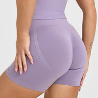 Effortless Seamless Shorts | Soft Purple