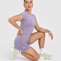 Effortless Seamless Shorts | Soft Purple