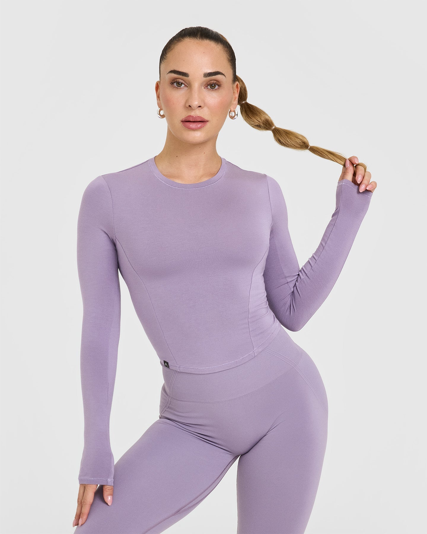 Mellowâ„¢ Soft Mid Long Sleeve Top | Soft Purple