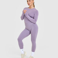 Mellowâ„¢ Soft Mid Long Sleeve Top | Soft Purple