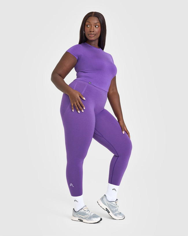 Mellowâ„¢ Soft Mid Short Sleeve T-Shirt | Iris Purple