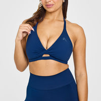 Unified Twist Sports Bra | Midnight