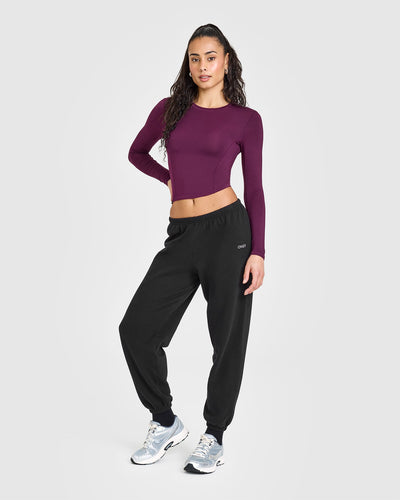 Mellow™ Soft Mid Long Sleeve Top | Ripe Fig