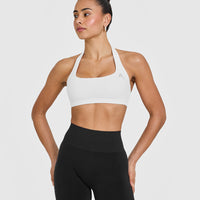 EasyLift™ Halter Bralette | White