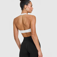 EasyLift™ Halter Bralette | White