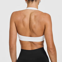 EasyLift™ Halter Bralette | White