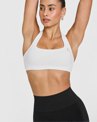 EasyLift™ Halter Bralette | White