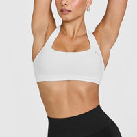 EasyLift™ Halter Bralette | White