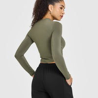 Mellowâ„¢ Soft Mid Long Sleeve Top | Alpine Green