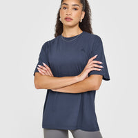 Classic Oversized Lightweight T-Shirt | True Blue